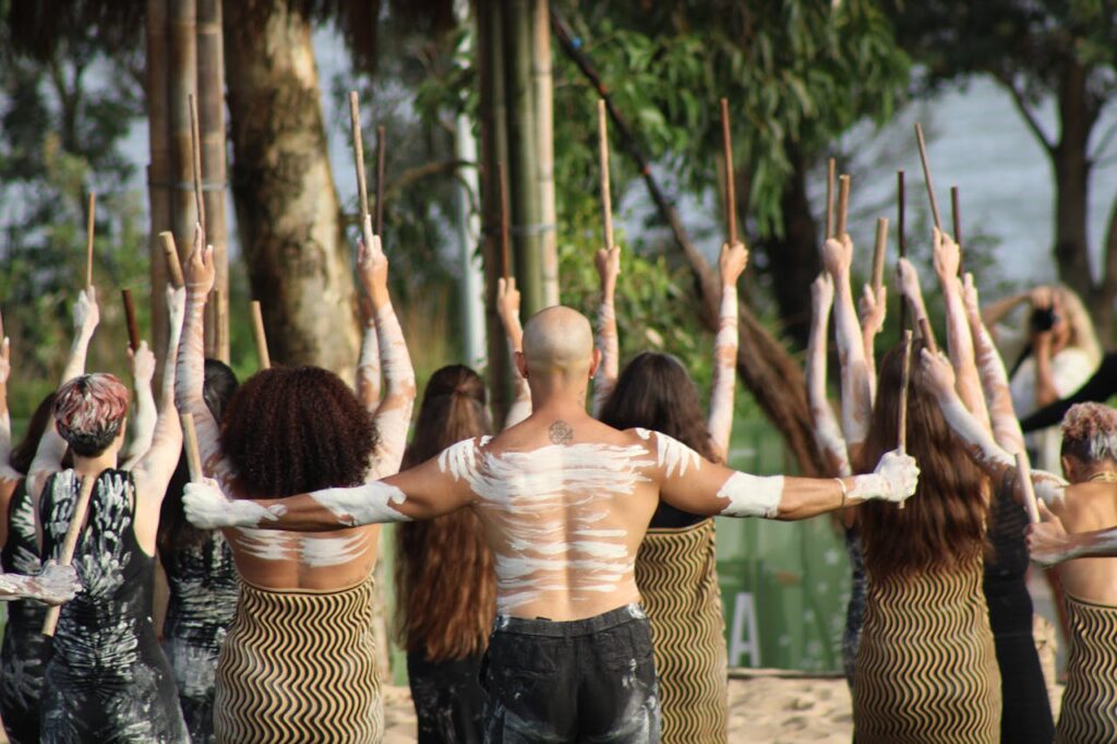 une danse traditionnelle 